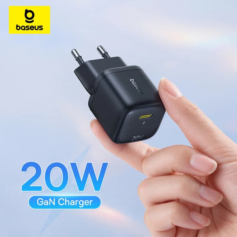 Преносимо стенно зарядно устройство USB-C PD 20W