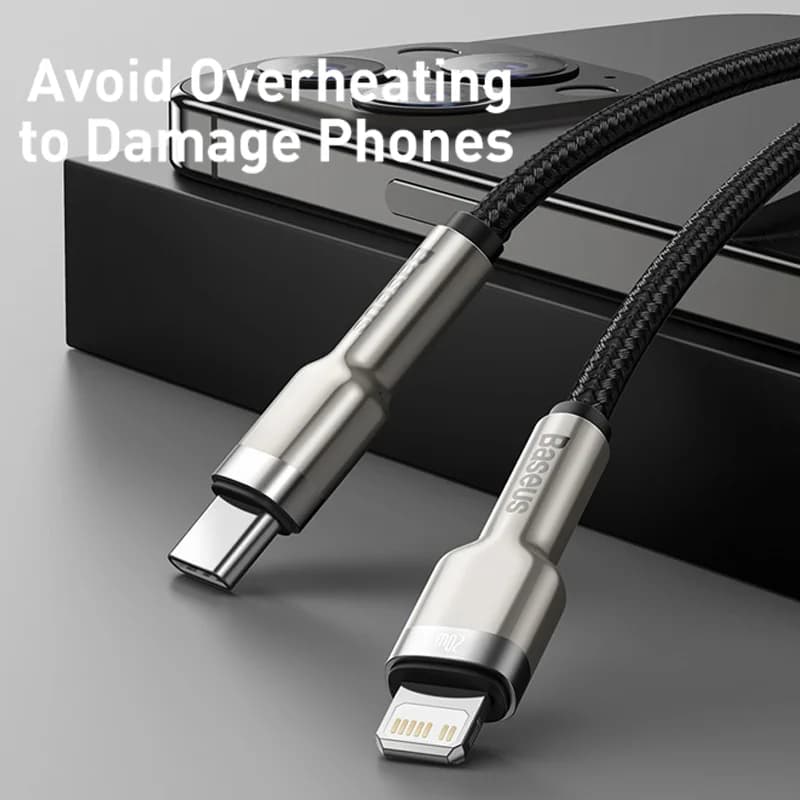 Кабел за бързо зареждане 20W PD USB-C към Lightning